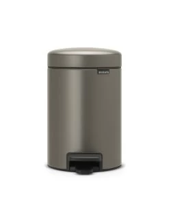 BRABANTIA PEDAALEMMER 3 LITER PLATINUM