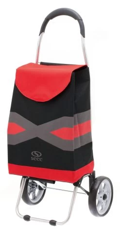 SECC BOODSCHAPPENWAGEN GEOMETRIX ROOD