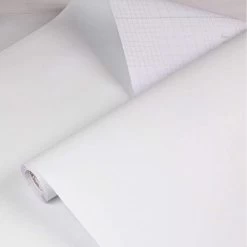 KASTPAPIER ZELFKLEVEND 45CM X 2M. WIT