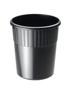 ROTHO PRULLENBAK SPACEMAKER ZWART 18L