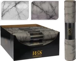 DECOSTOF LOPER 28X150CM MARMER ANTRACIET