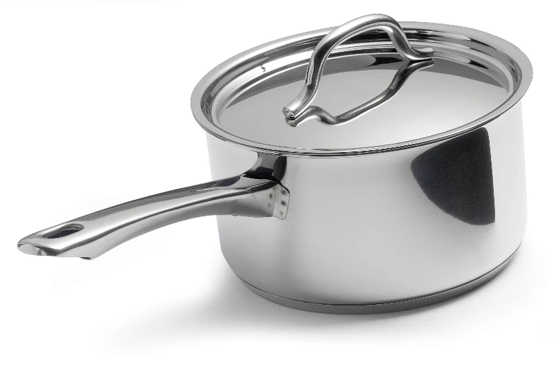 BK PROFI LINE STEELPAN MET DEKSEL 14 CM