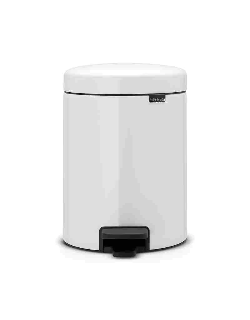 BRABANTIA PEDAALEMMER 5L FRESH WHITE
