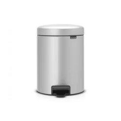 BRABANTIA PEDAALEMMER 5 LITER METAL GREY