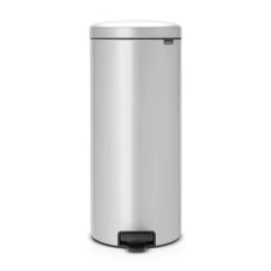 BRABANTIA PEDAALEMMER 30L METALLIC GREY