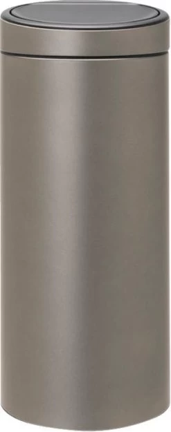 BRABANTIA TOUCH BIN 30L PLATINUM