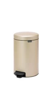 BRABANTIA PEDAALEMMER 12 LITER CHAMPAGNE