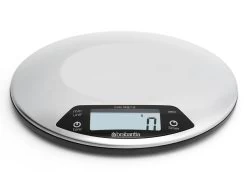 BRABANTIA DIGITALE KEUKENWEEGSCHAAL RVS