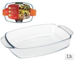 EH OVENSCHAAL GLAS 2,3L 33X21X6CM THERMO