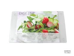 SNIJPLANK GLAS 25X15CM