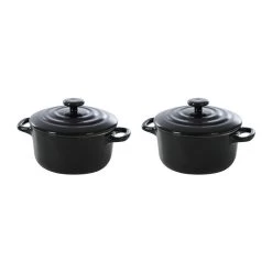 BK BOURGOGNE 2X STOOFPAN/COCOTTE 10CM ZW