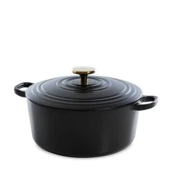 BK BRAADPAN BOURGOGNE 24 CM PITCH BLACK