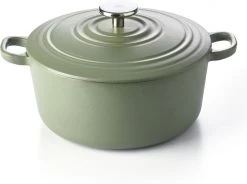 BK BRAADPAN BOURGOGNE 24 CM OLIVE GREEN