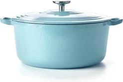 BK BRAADPAN BOURGOGNE 28 CM AQUA BLUE