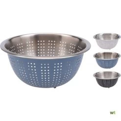 VERGIET 24CM RVS/KLEUR 3 ASSORTI
