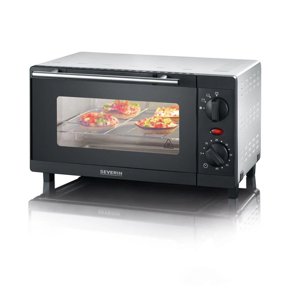 SEVERIN MINIOVEN 9L 800W ZWART/ZILVER