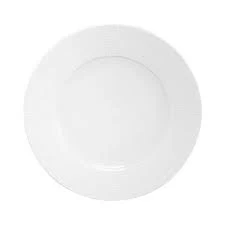 BORD PORSELEIN WIT 22CM ROND