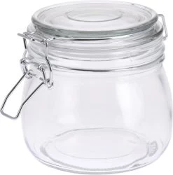 EH WECKPOT MET KLEMDEKSEL GLAS 500 ML