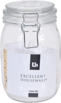 EH WECKPOT MET KLEMDEKSEL 1000 ML