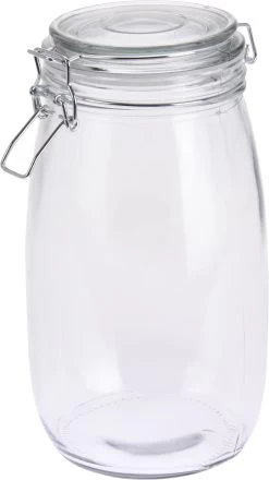 EH WECKPOT MET KLEMDEKSEL GLAS 1500 ML