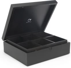 BREDEMEYER THEEDOOS BAMBOE ZWART 6 VAKS